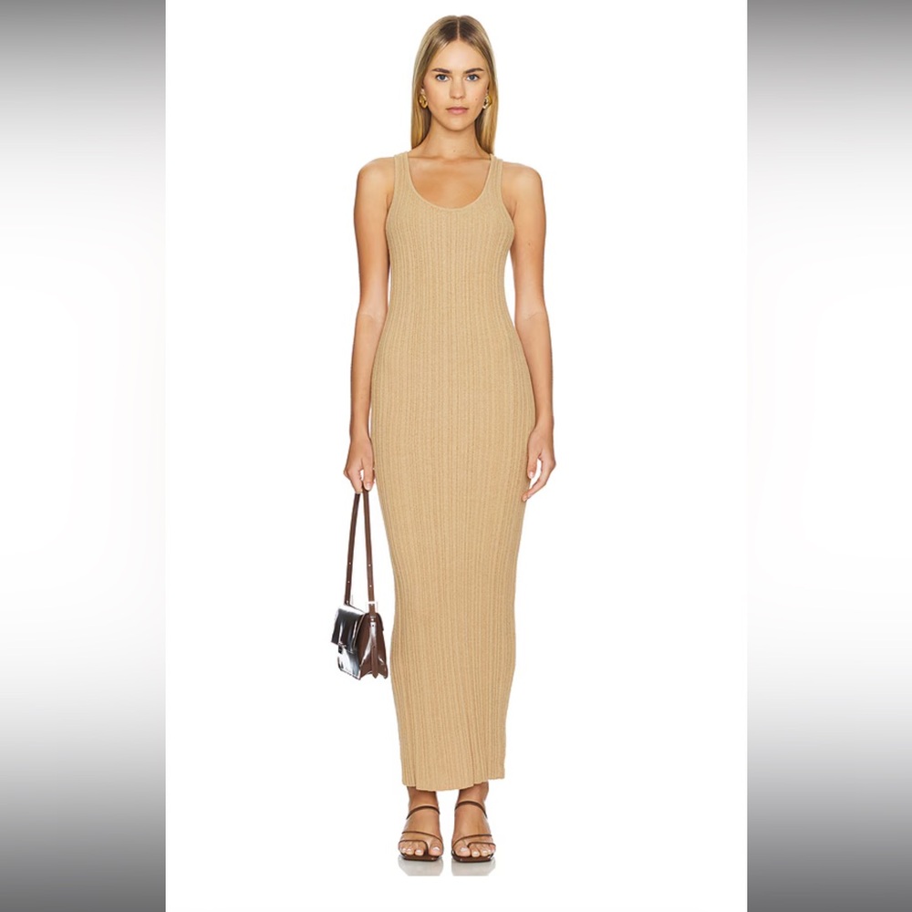 L'Academie Tan Maxi Dress